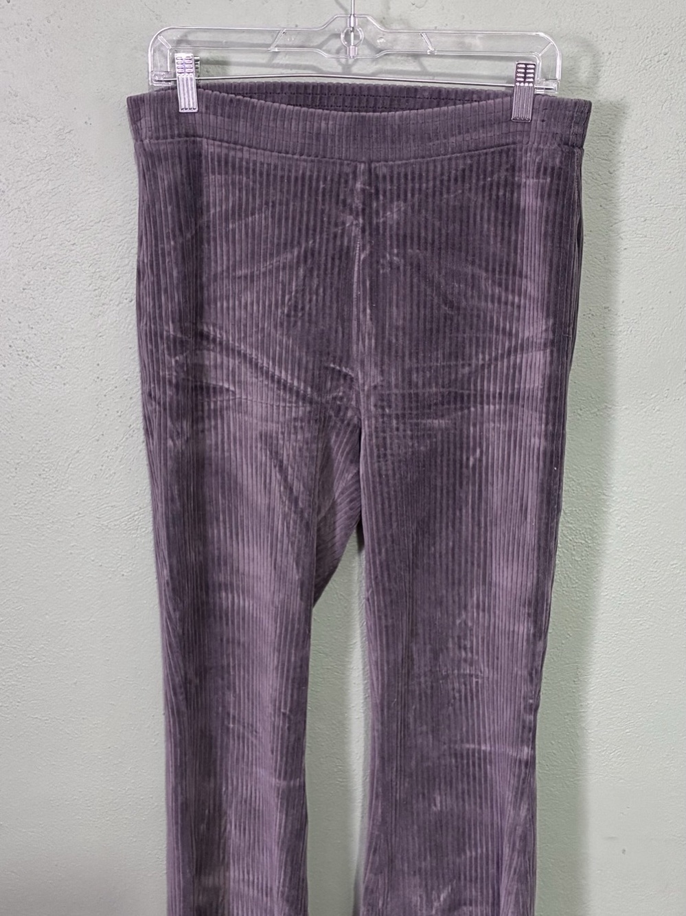 Aerie grey Corduroy Leggings Size Large Like New